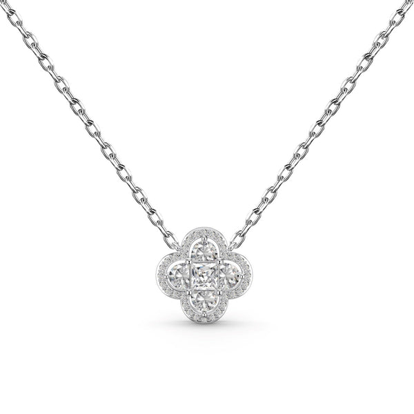 <MAGIC>Spliced Lucky Four-Leaf Clover Versatile Necklace