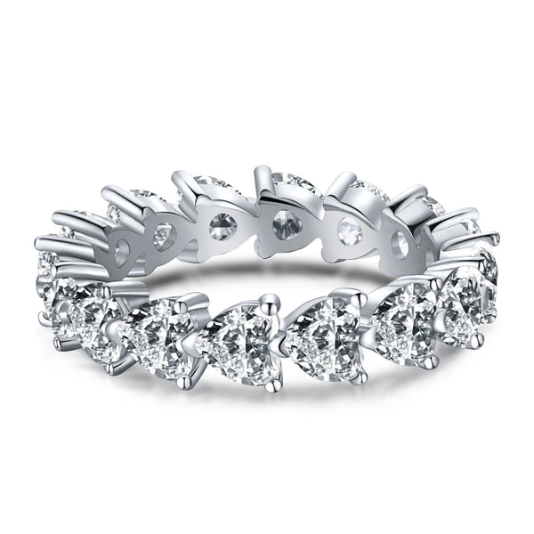 <MAGIC>0.25 Carat Radiant Romance Heart Cut Lover Ring