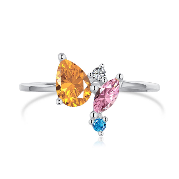 <MAGIC>Radiant Colorful Multi Cut Daily Ring