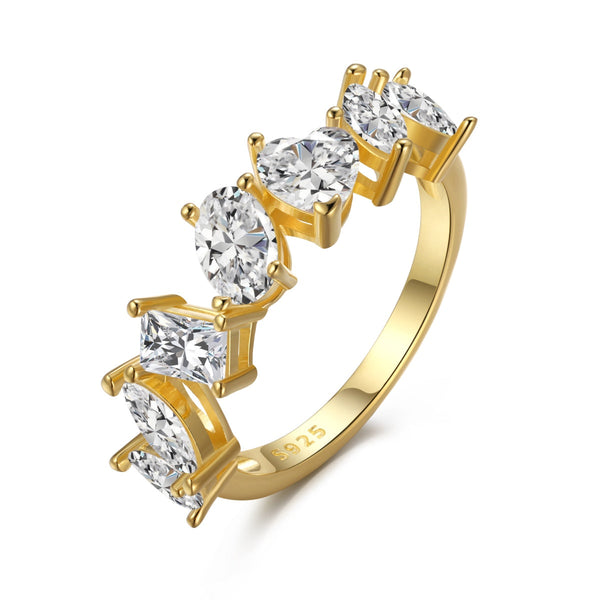<MAGIC>Delicate Multi Cut Ring