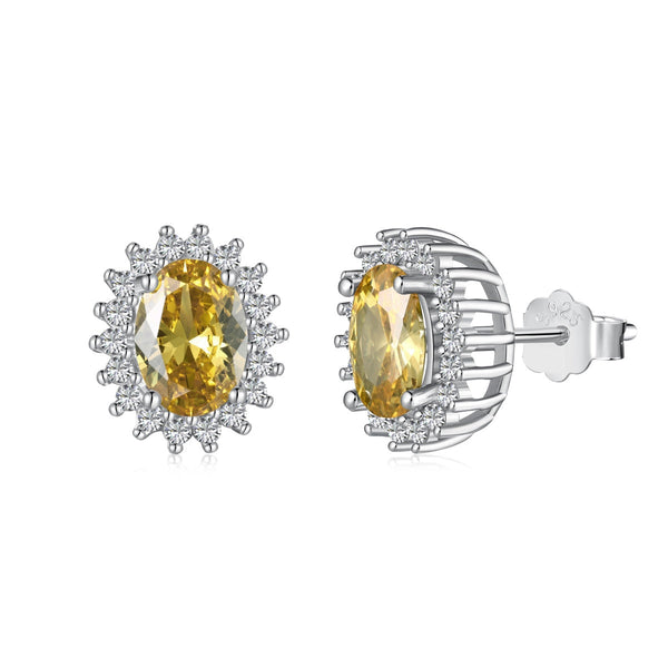 <MAGIC>Delicate Radiant Oval Cut Daily Earrings