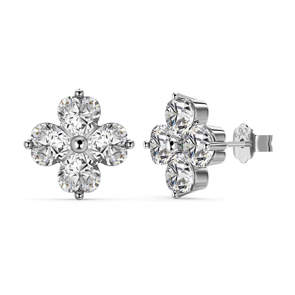 <MAGIC>Four-Leaf Clover Ball Earrings